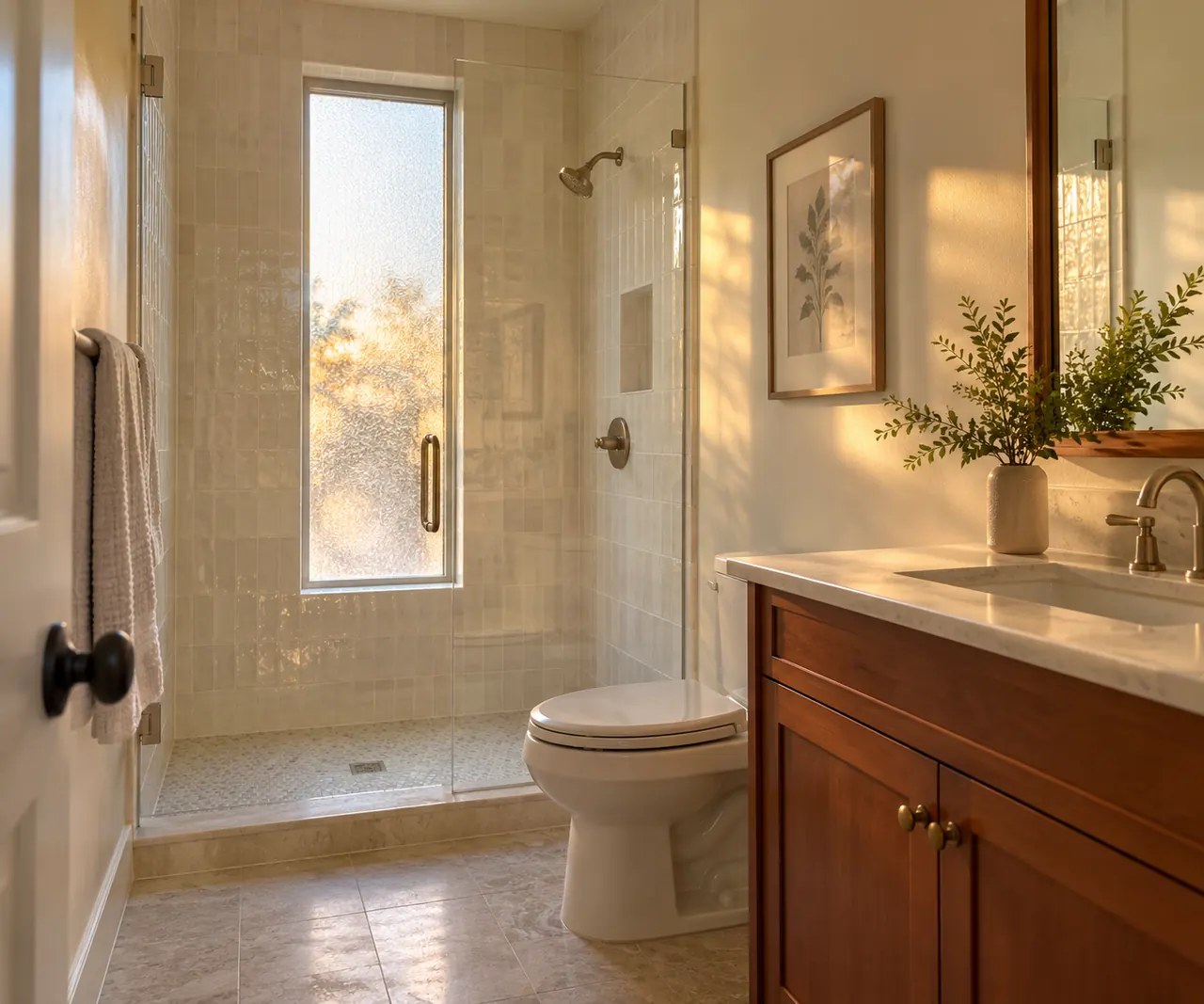 shower remodeling concept · Rowlett