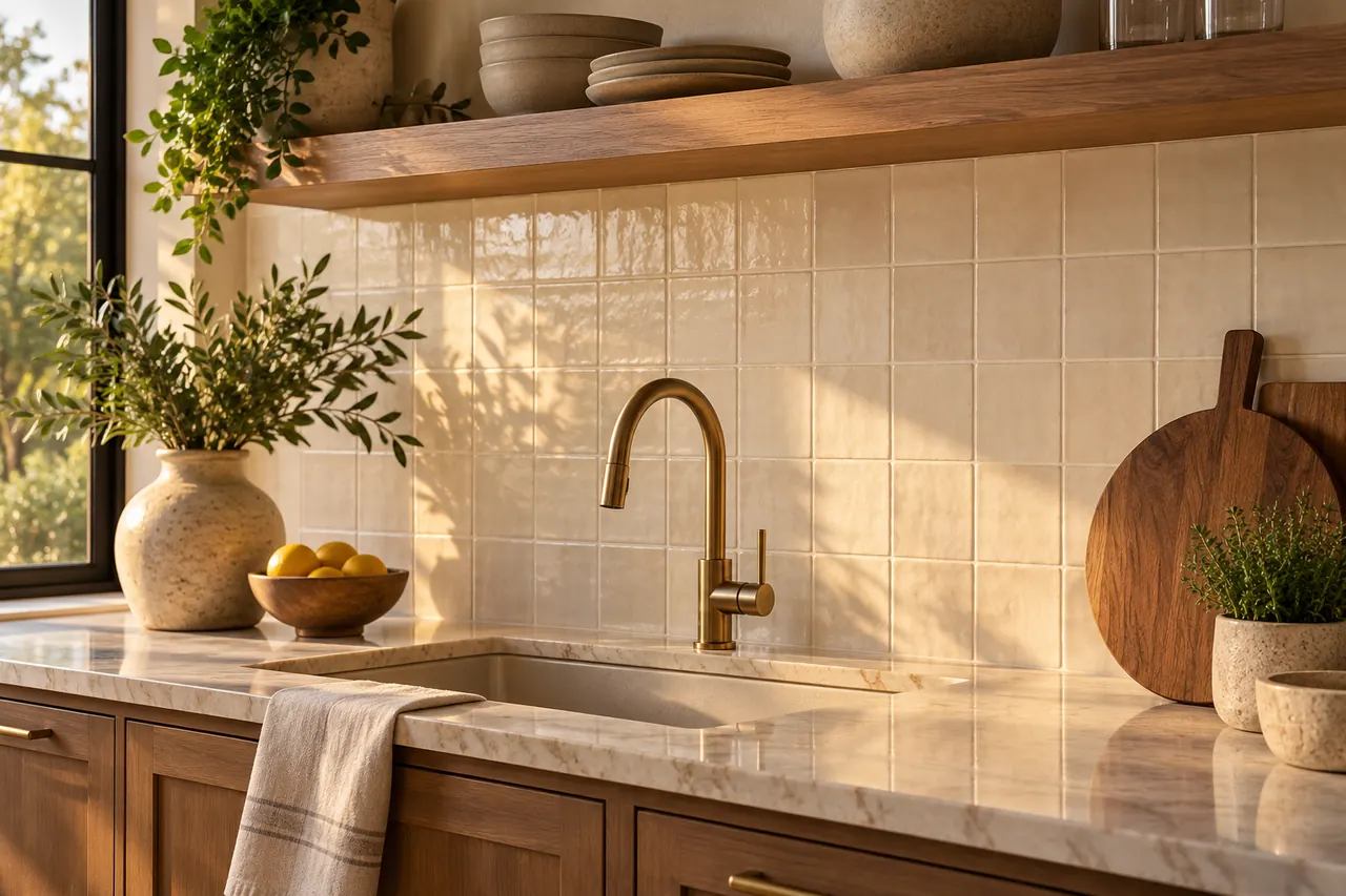 backsplash installation concept · Southlake