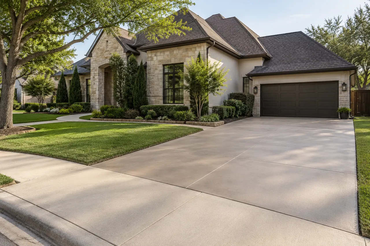 concrete driveways concept · Southlake