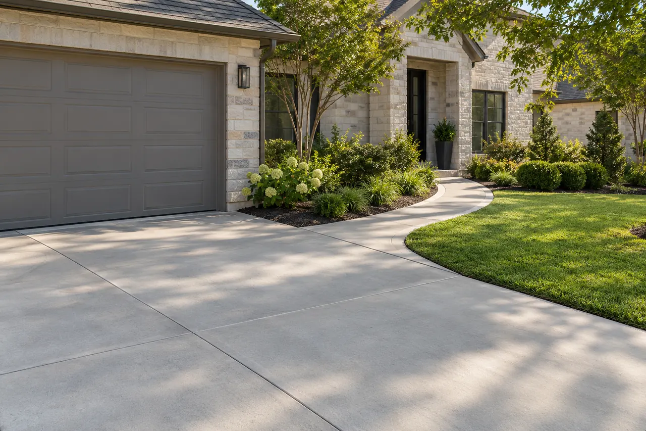 concrete driveways concept · Southlake