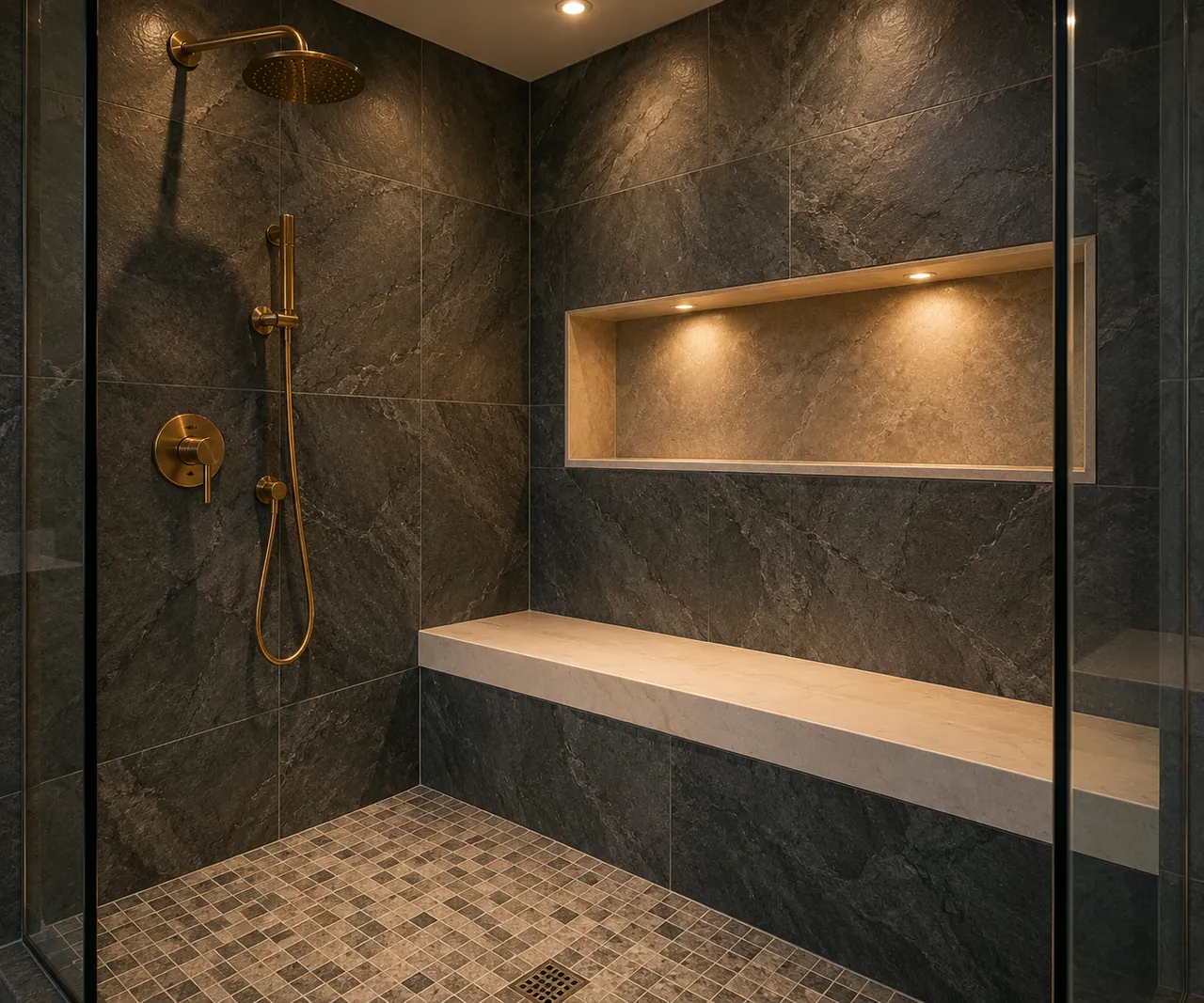 shower remodeling concept · Southlake