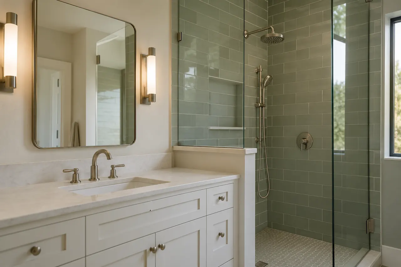 shower remodeling concept · Southlake