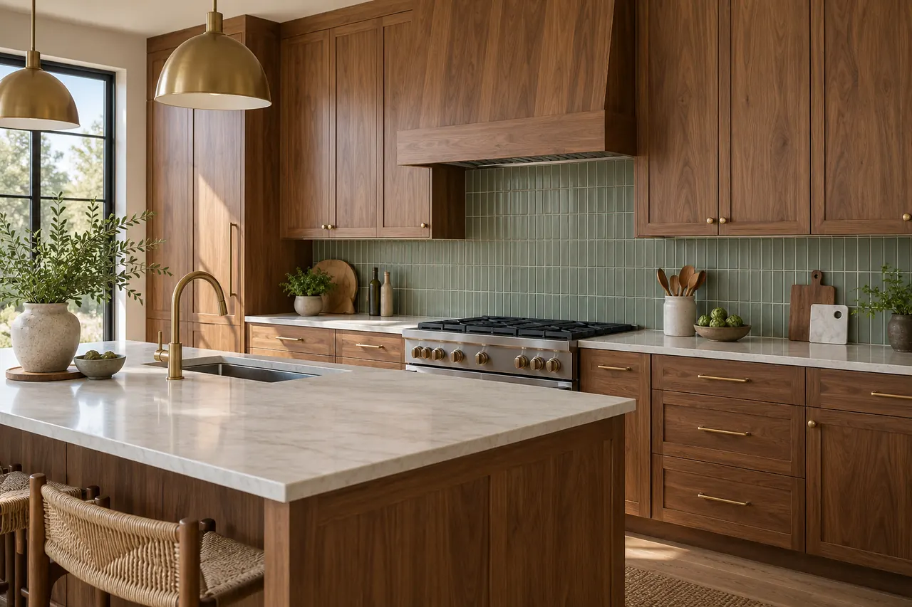 backsplash installation concept · Waxahachie
