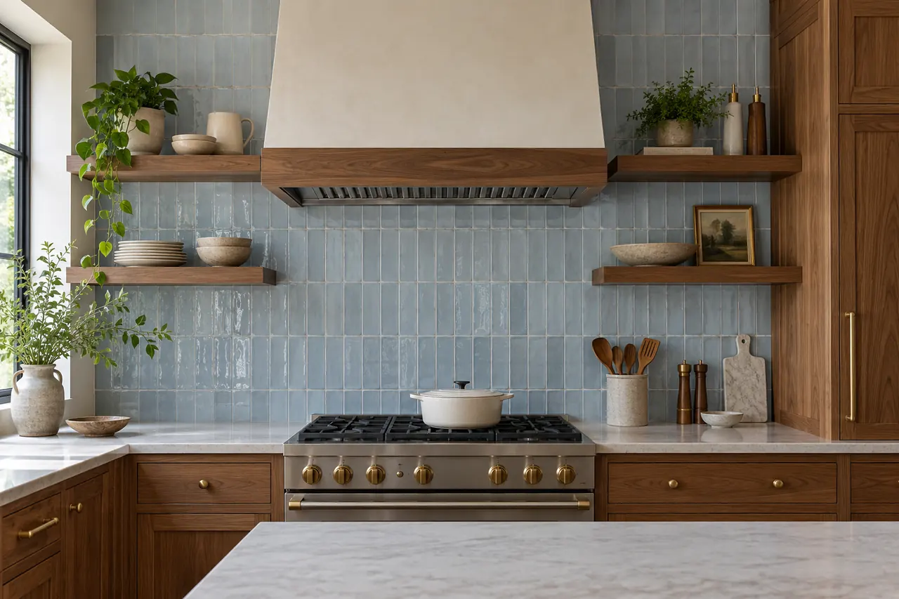 backsplash installation concept · Waxahachie