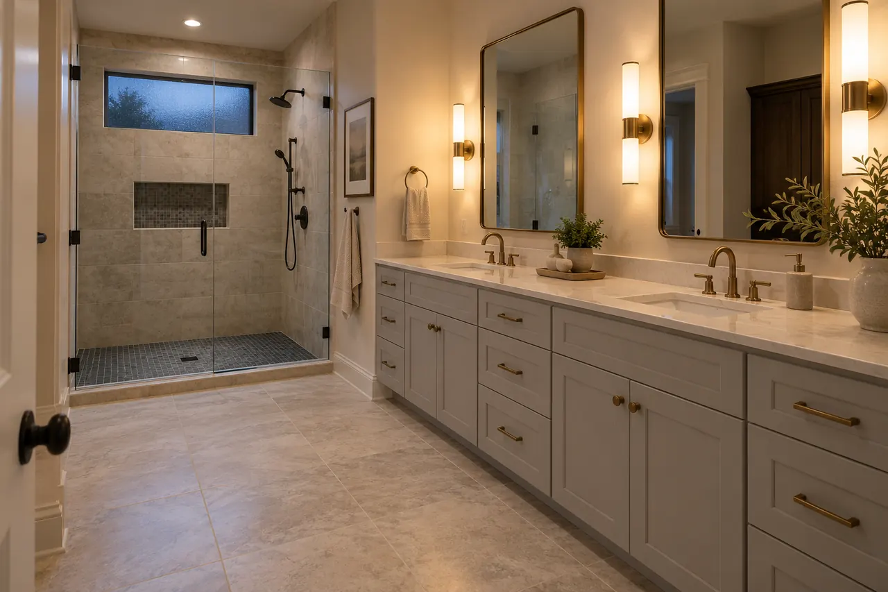 bathroom remodeling concept · Waxahachie
