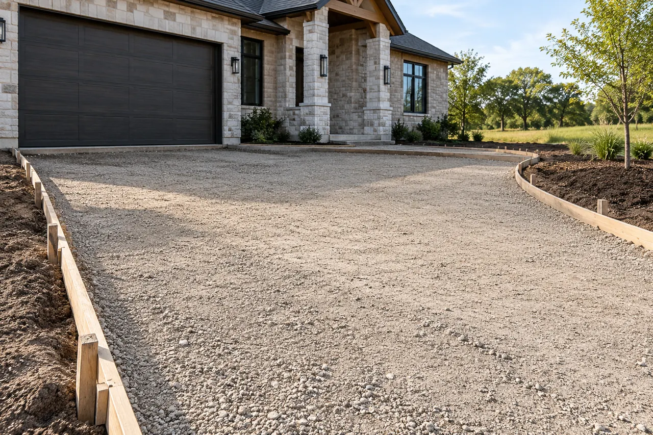 concrete driveways concept · Waxahachie