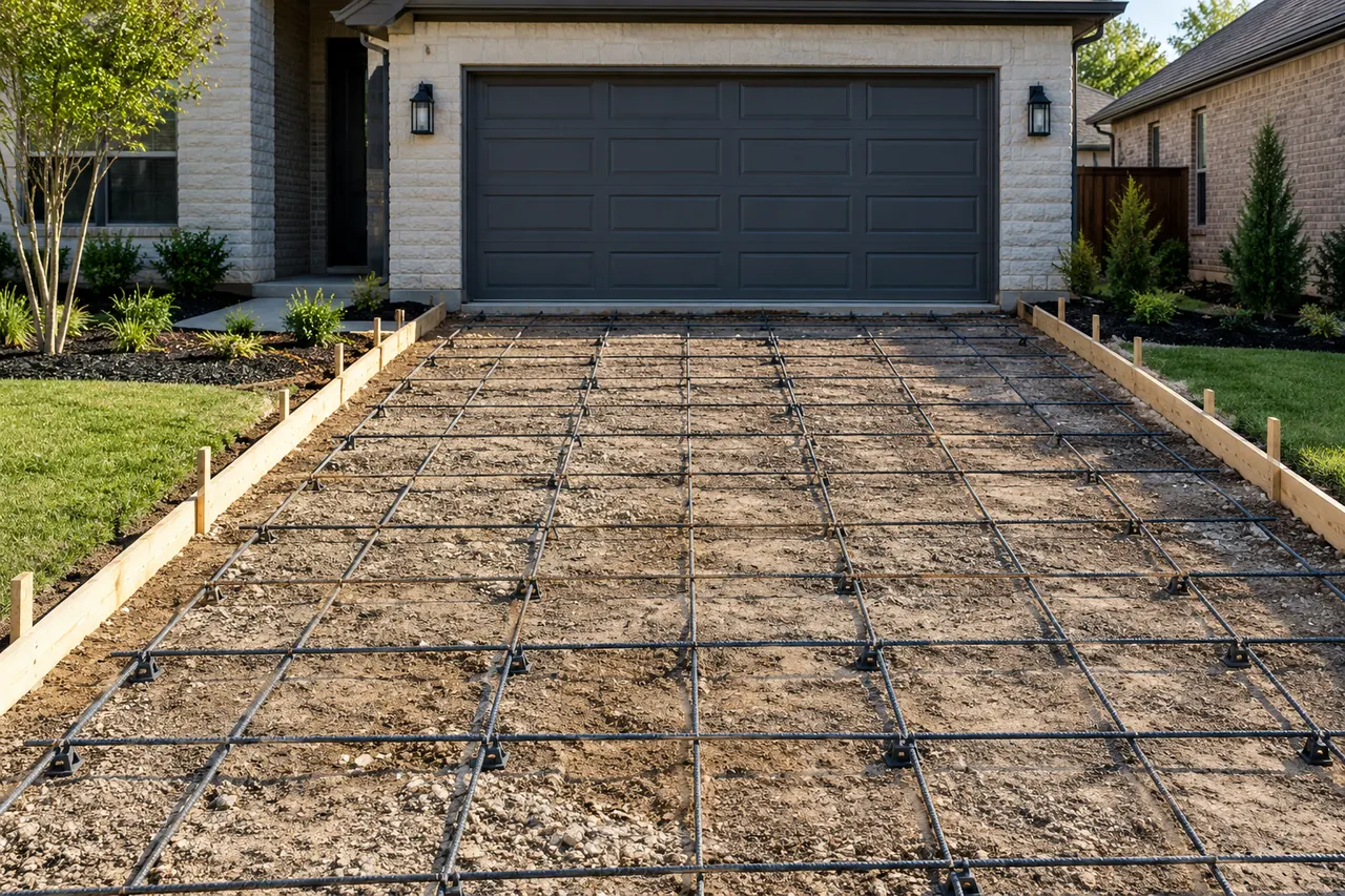 concrete driveways concept · Waxahachie