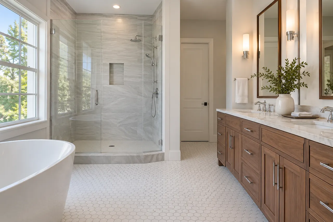 shower remodeling concept · Waxahachie