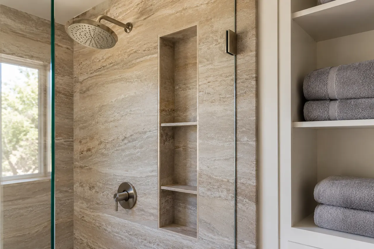 shower remodeling concept · Waxahachie