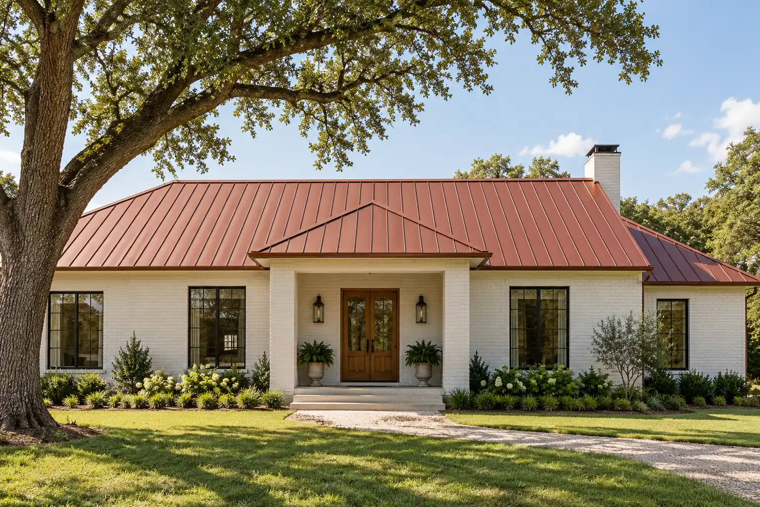 Roofing concept · Red Oak