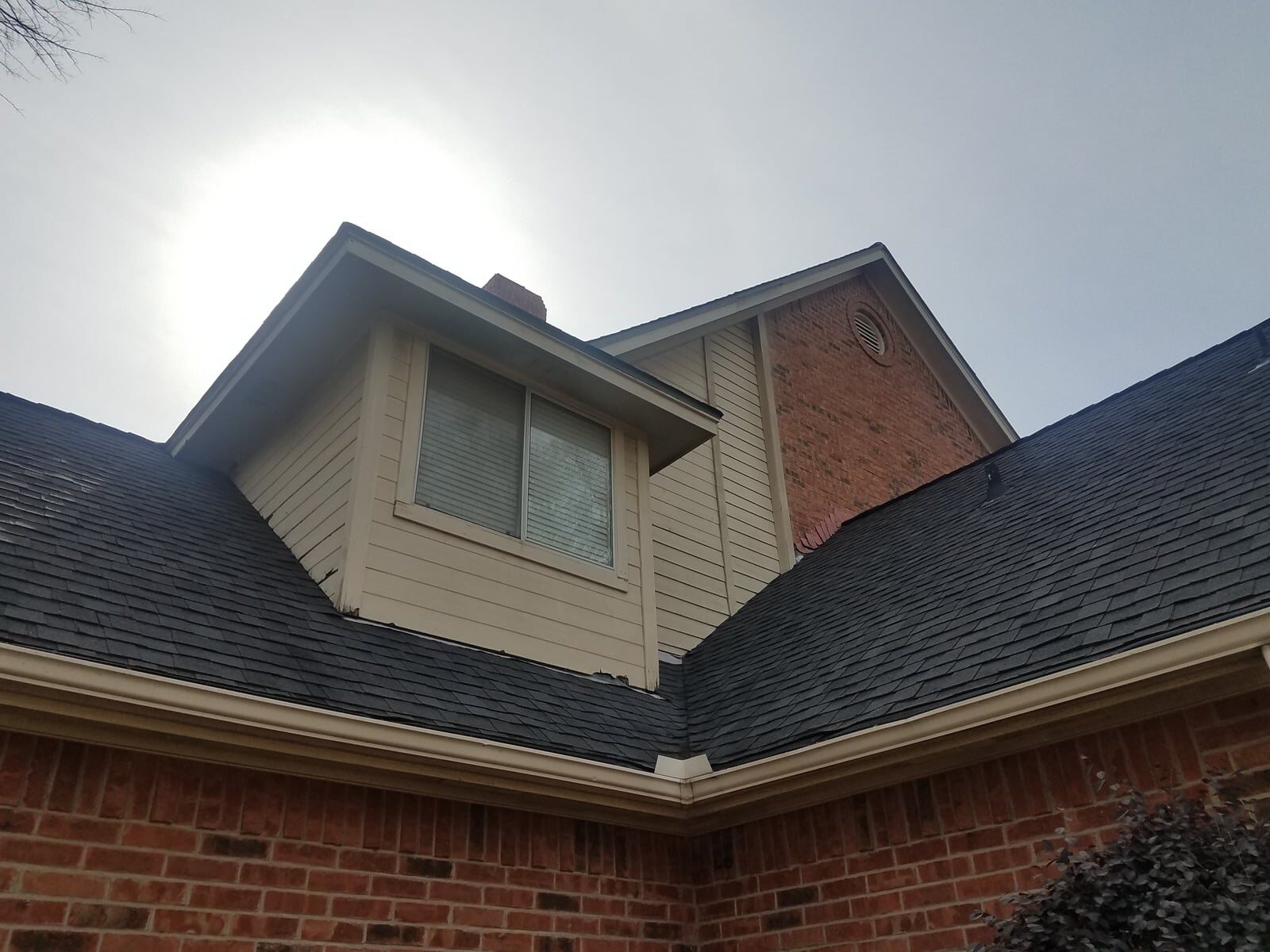 Residential roofing project by Luna General Contractors